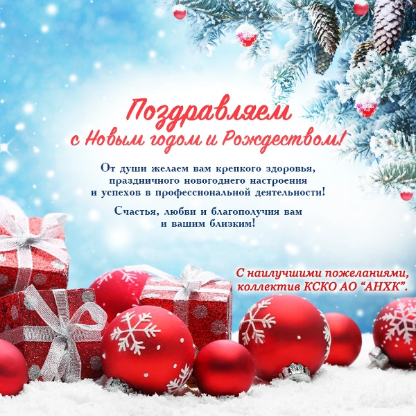 С наступающим Новым 2026 годом и Рождеством!